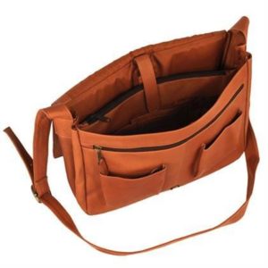 Alternative view of Yosemite Leather Laptop Messenger Bag - Lg