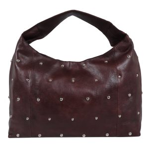 Lindsey Studded Leather Tote Bag