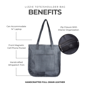 Alternative view of Lizzie Leather Tote Bag