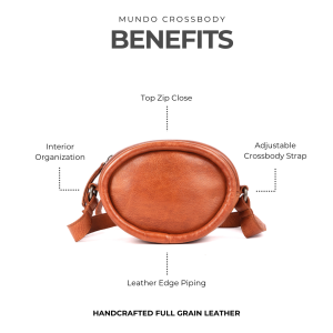 Alternative view of Mundo Leather Crossbody Bag