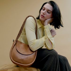 Alternative view of Portage Leather Crossbody Bag