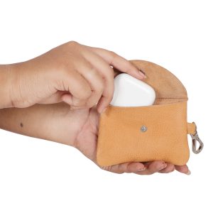 Alternative view of Stitch Detail Leather Mini Snap Pouch